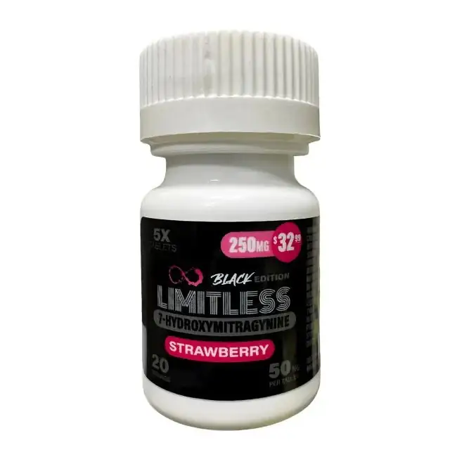 limitless black edition 7 oh tablets (250mg 5 count)