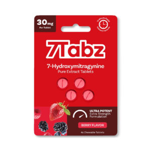 7tabz 7 hydroxymitragynine extra strength tablets (120mg 4 count)