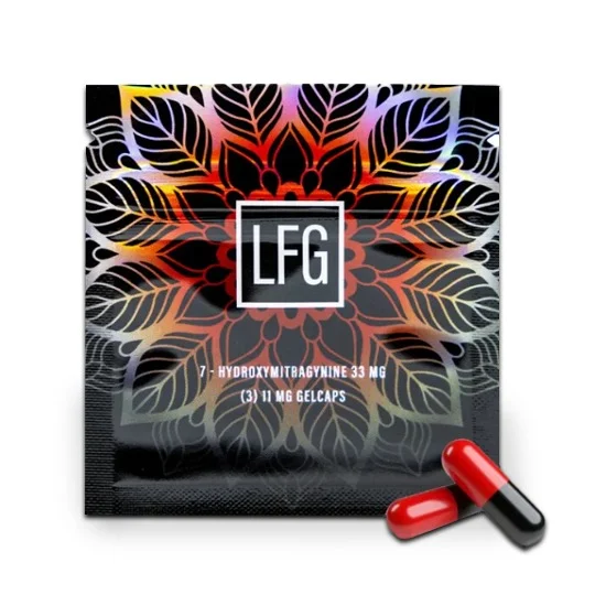lfg 7 hydroxy gelcaps (33mg 3 count)