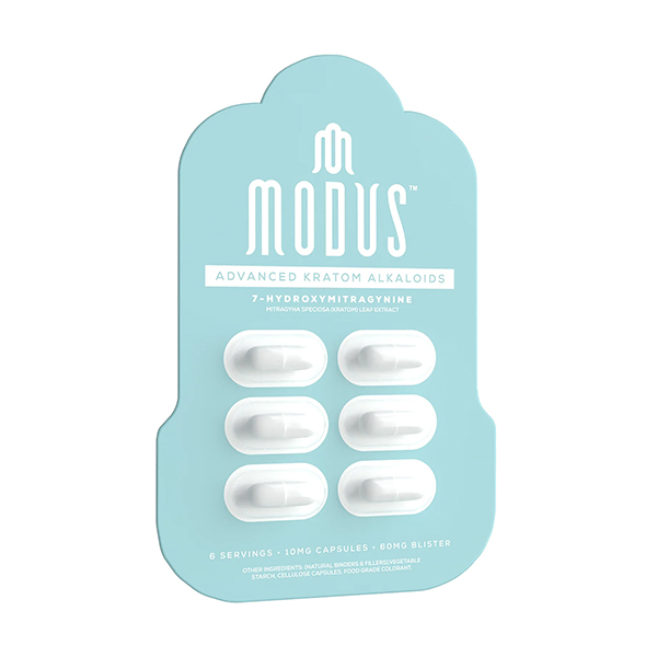modus 7 oh advanced kratom alkaloid capsules (60mg 6 count)