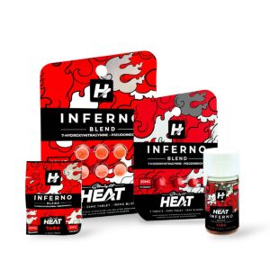 straight heat inferno blend 7oh + pseudo tablets (60mg 3 count)